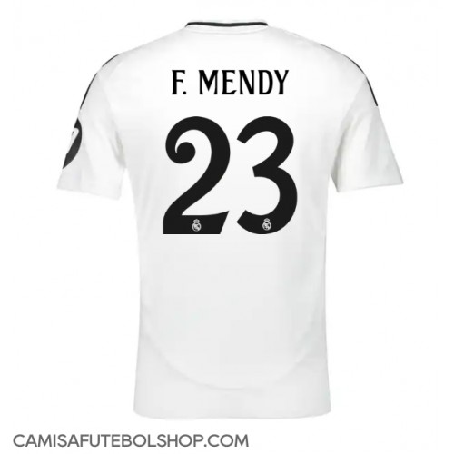 Camisa de time de futebol Real Madrid Ferland Mendy #23 Replicas 1º Equipamento 2024-25 Manga Curta